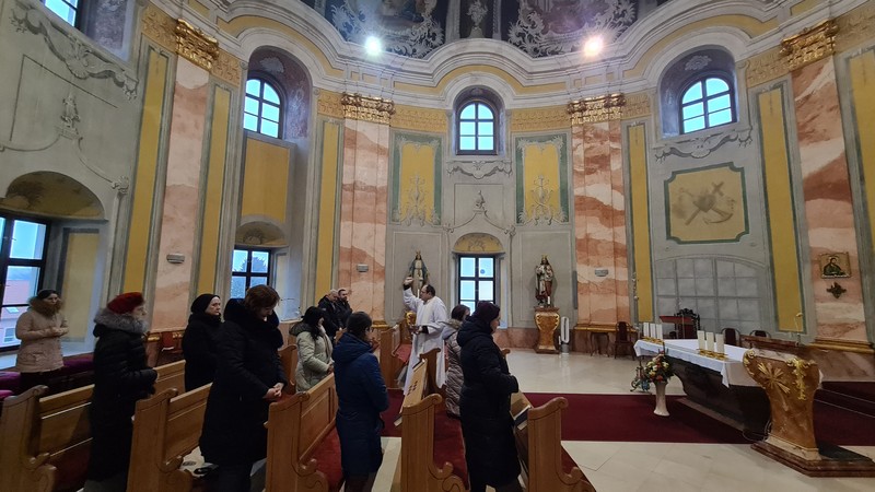 Trojkráľové požehnanie na Arcibiskupskom úrade v Trnave