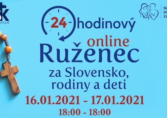 Do 24-hodinovej modlitbovej reťaze za Slovensko sa zapoja aj biskupi