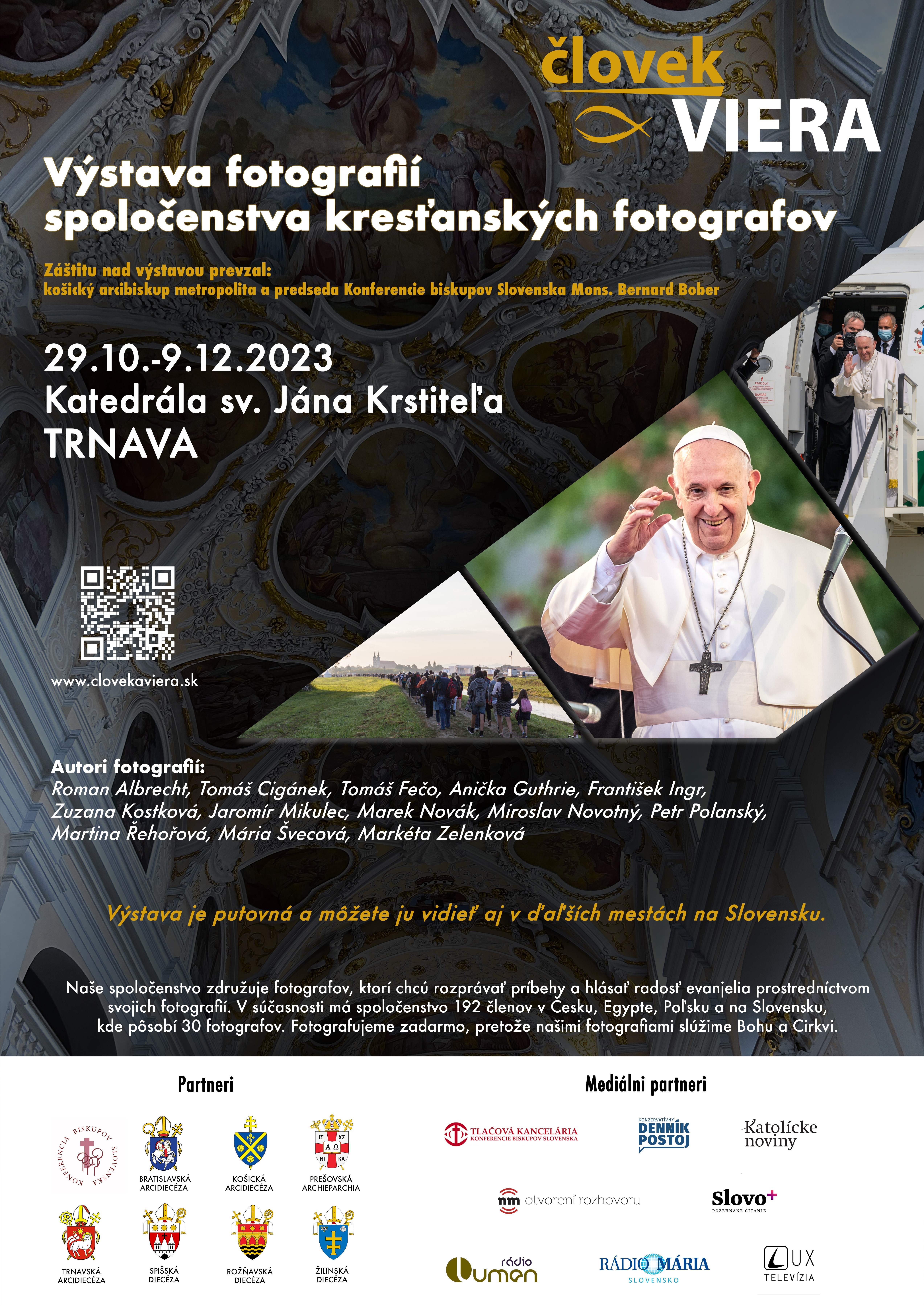 V katedrále bude výstava fotografií z návštevy Svätého Otca Františka na Slovensku