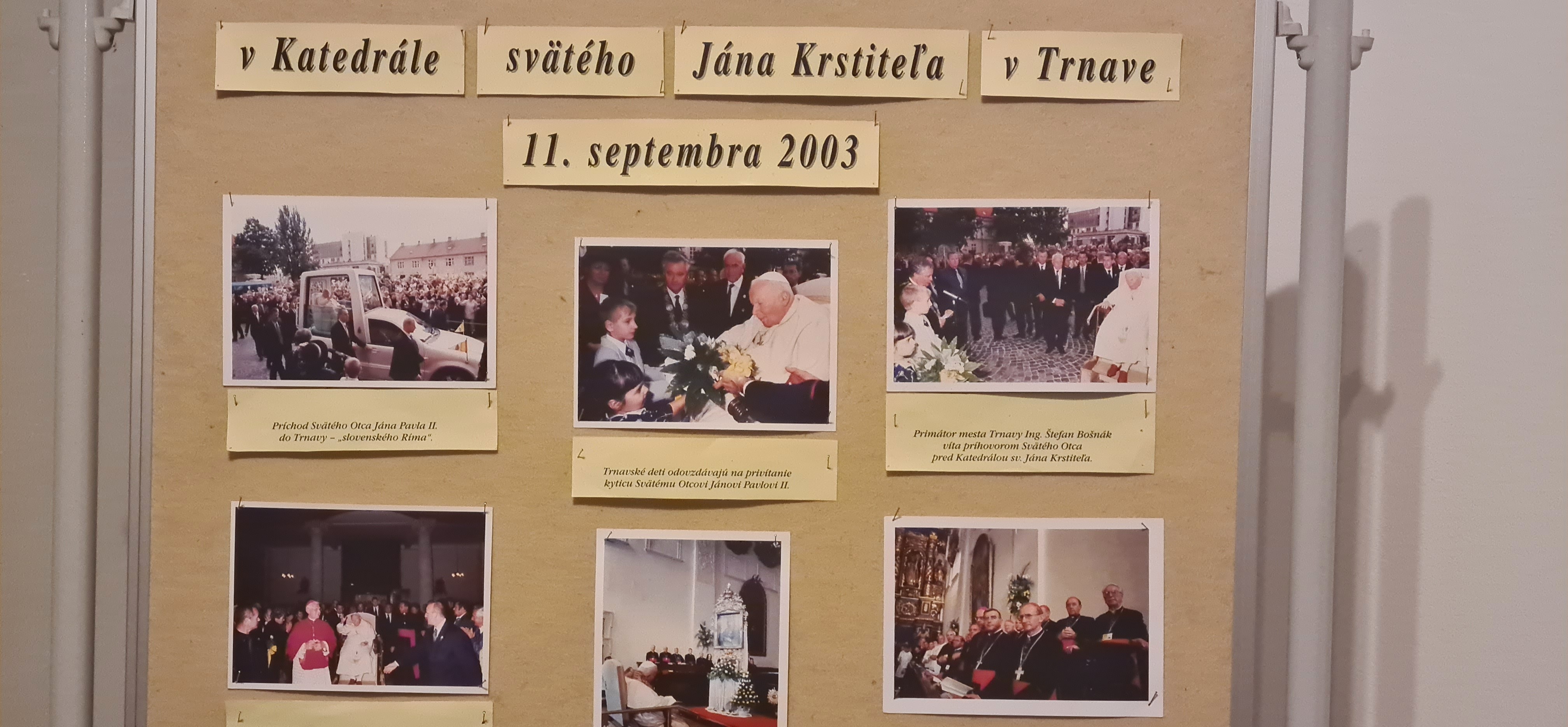 Pred 22 rokmi sme privítali v Trnave dnes už svätého Jána Pavla II.