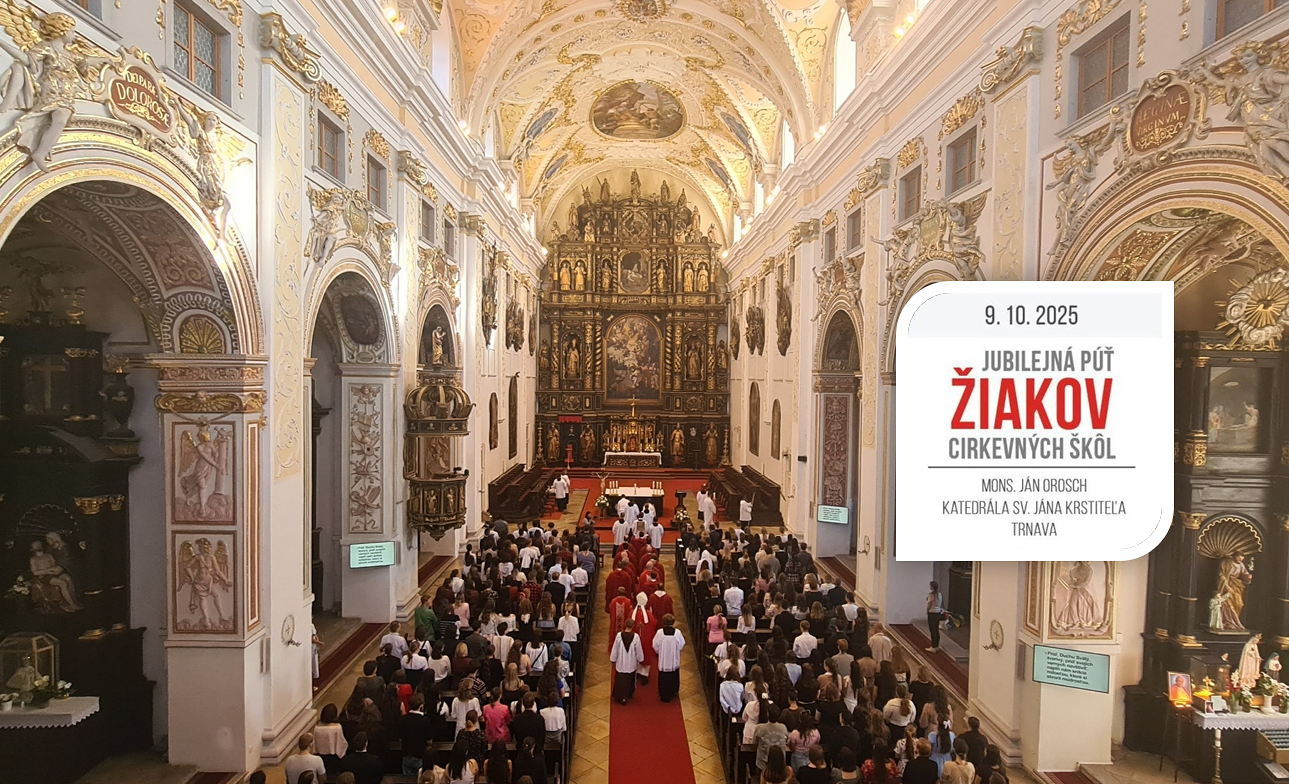 Jubilejná púť žiakov cirkevných škôl Trnavskej arcidiecézy