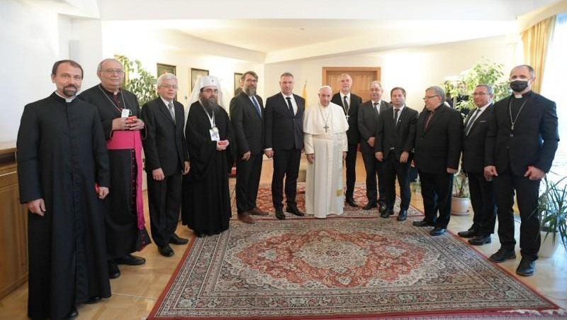 Pápež František sa stretol s členmi Ekumenickej rady cirkví