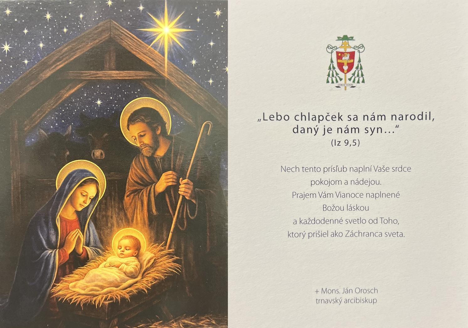 Vianočný pozdrav