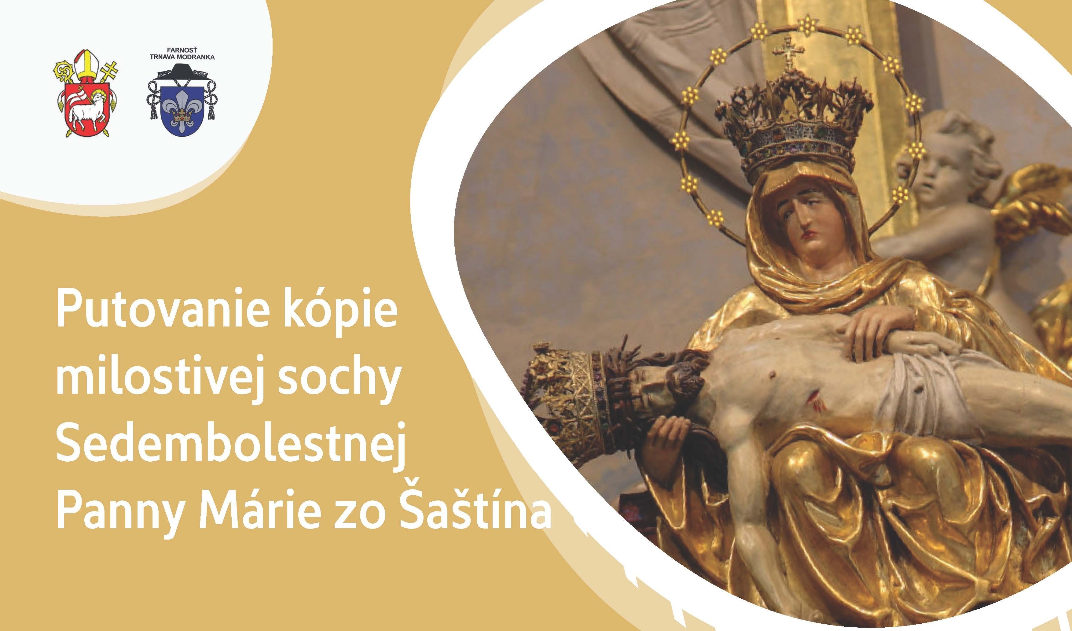 Do Trnavy zavíta putovná socha Sedembolestnej Panny Márie